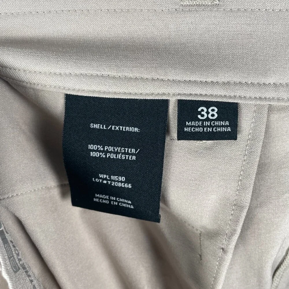 32 Degrees Heat Cool Performance Pants Men’s 38 Dusty Khaki Stretch Lightweight